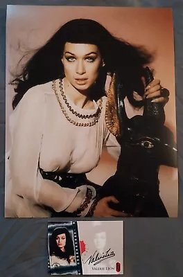 Valerie Leon Hammer Horror Carry On Signed Autograph Card  • £34.99