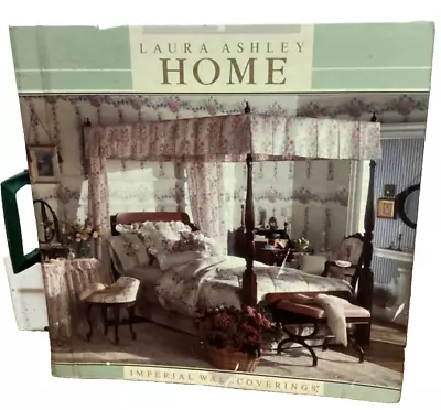 Vintage Wallpaper Sample Book Laura Ashley Home 1990's 18 X 18 Imperial • $50
