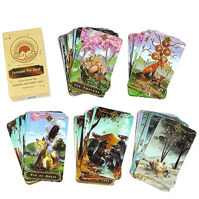 Tarot Cards Deck Set Full English Tarot Cards With Box 78 Cards Tarot Cards • £10.39