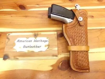 41163 Vintage BROWNING Logo Factory Made Hand Tooled Gun Holster Hi-Power 9mm/40 • $64.88