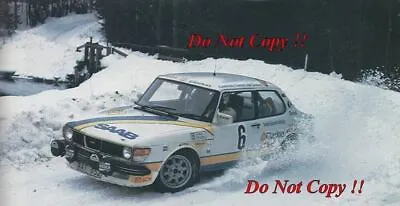£4 • Buy Per Eklund & Ragnar Spjuth Saab 99 Turbo Swedish Rally 1982 Photograph 1