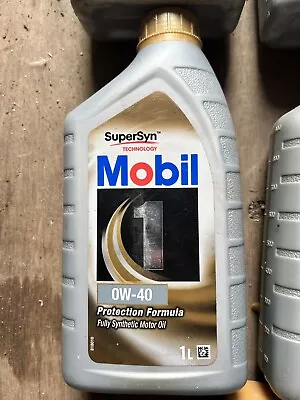 Mobile 1 0w-40 Fully Synthetic Oil  • £50