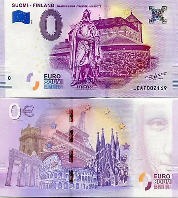 Suomi Finland Birger Jarl 0 Euro Souvenir Note 2018 Series 1 • £8.89