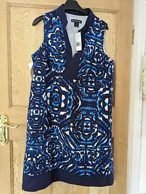 £10 • Buy Jessica Howard Ladies Blue Sleeveless Dress Size 14