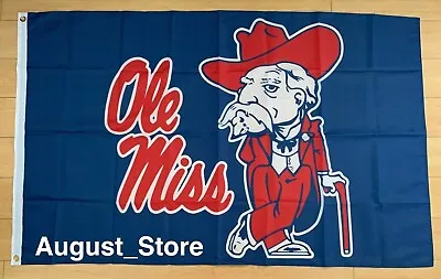 University Of Mississippi Ole Miss Rebels 3x5 Ft Flag NCAA • $14.47