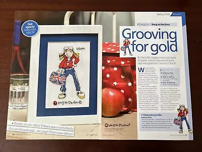 Sporty / Union Jack Groovy Chick Character Cross Stitch Chart *from A Magazine** • £1.65