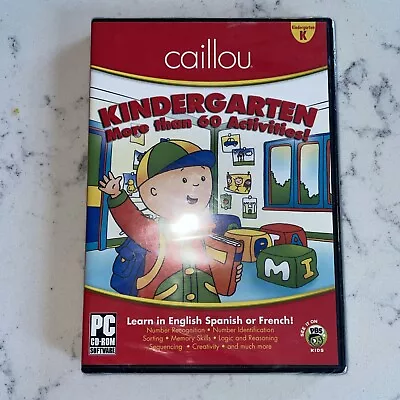 CAILLOU Kindergarten More Than 60 Activities New Sealed PBS • $10