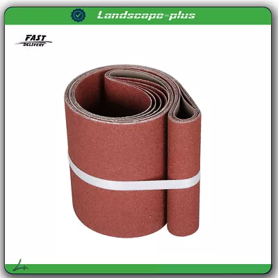 5PCS 6x48 In Sanding Belts 80 USA Grit Belt Sander Sandpaper Aluminum Oxide • $21