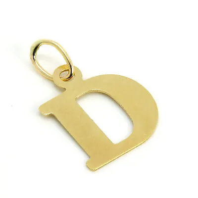 Lightweight 9ct Gold Initial Letter Charms Pendants • £20