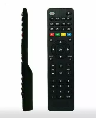 All In One Universal Replacement Remote Control For TVVCRSKY/SAT/DVD/BT • £6.95