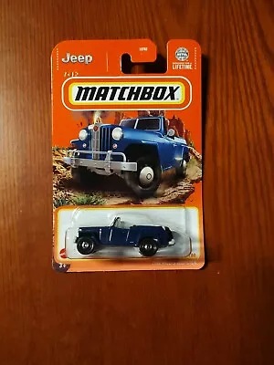 2024 Matchbox 1948 Willys Jeepster #10/100 Blue 🆕 • $8