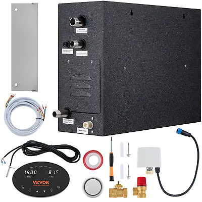 12KW Steam Generator Self Draining Sauna Bath Home Spa Shower System Controller • $275.99