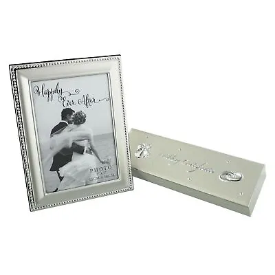 After Happily Marriage Ever  & Wedding Metal Certificate Holder With Photo Frame • £19.99