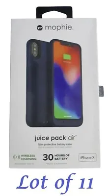 11 - Wholesale Lot Retail Mophie Juice Pack Air Protective Battery Case IPhone X • $44.99