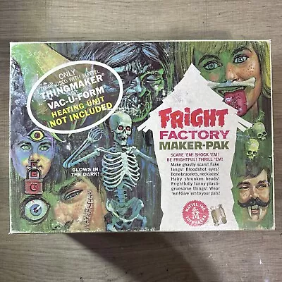 Vintage ©1966 Mattel Fright Factory Maker Pak Thingmaker • $125