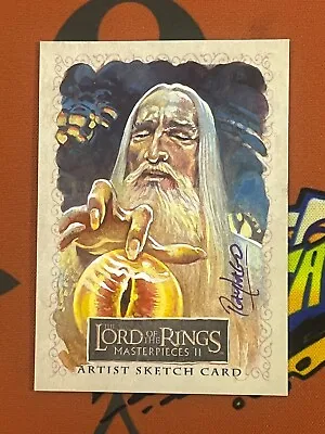 Topps Lord Of The Rings Ⅱ Sketch Card Art Ray Lago 1/1 CZX Middle Earth WTG • $1080.83