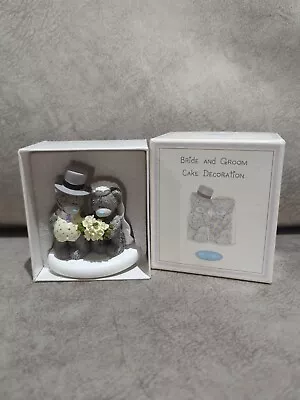 Me To You Bride & Groom Wedding Cake Topper Decoration Tatty Teddy Figurine New • £20