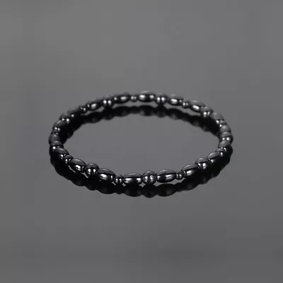 1x Weight Loss Black Stone Light Magnetic Therapy Bracelet Or Anklet Gift • $4.20