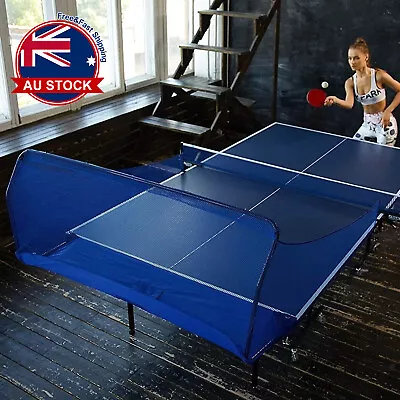 Portable Table Tennis Ball Catch Net For Robot Ping Pong Training Equipment - • $45.99