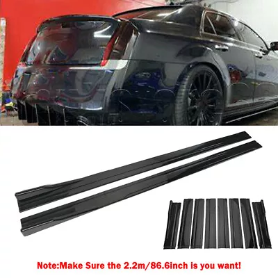 For Chrysler 300 SRT All Model SRT8 Side Skirt Extension Rocker Panel Lip 86.6  • $43.95