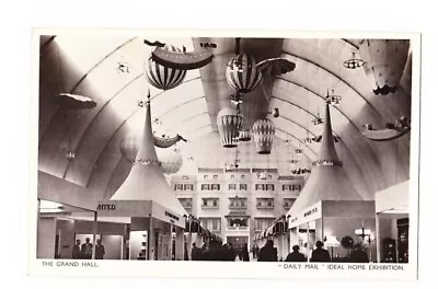 REAL PHOTO Postcard - The Grand Hall Daily Mail Ideal Home Exhibition (Unposted) • £2.99