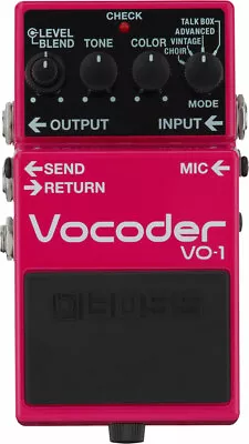 Boss VO-1 Vocoder Voice Effects Guitar Pedal VO1 • $238.87