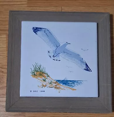 DownEast Crafts Trivet Seagull Nautical Coastal Beach Wall Hanger Made In Japan • $18