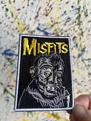 Misfits Iron On Patch MonkeyMan Black Yellow Grey • $5.99