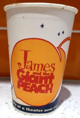 Rare McDonalds Roald Dahl James & The Giant Peach Waxed Card Drinks Cup USA • £2.50