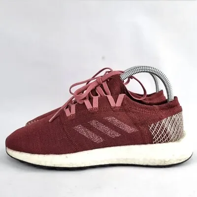 Adidas PureBOOST Go Women's  Athletic Running Shoes Maroon US6 UK4.5  • $49.50