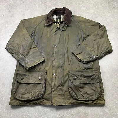 Vintage 2000 Barbour A150 Beaufort Jacket Olive Green C40 102cm • $111.90