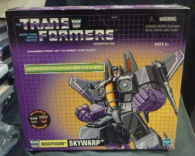 £79.99 • Buy Transformers SKYWARP G1 Commemorative Series 2003 Reissue HASBRO Generation One.