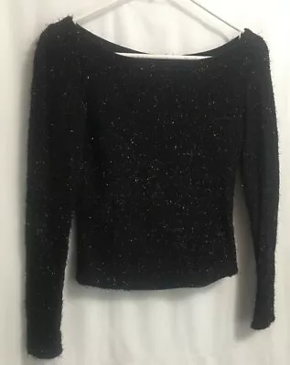 Designer - VIE Victoria Royal Sweater Top Size- 6  Stretch Shimmering Excellent • $8