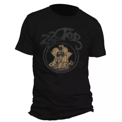 ZZ Top Quickdraw Billy Gibbons Rock Official Tee T-Shirt Mens • $41.79