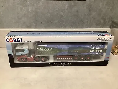 CORGI MODERN TRUCK 1:50 Scale - MALCOLM LOGISTICS  WALKING FLOOR TRAILER CC13790 • £64.99