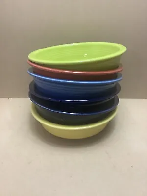 FIESTAWARE Mix Set 6 Color Small Cereal Fruit 7” Bowls • $49.99
