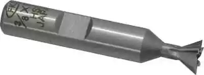 60° HSS Dovetail Cutter: 3/8  Cut Diam 3/16  Cut Width 3/8  Shank Diam • $24.97