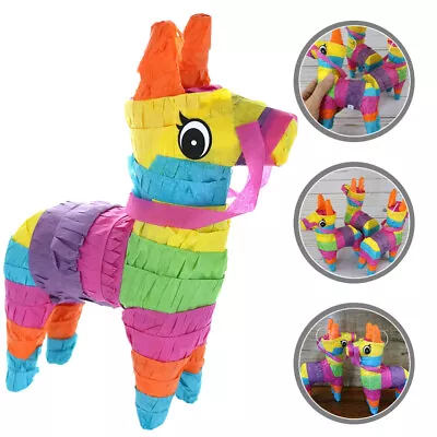 Mini Donkey Pinata Rainbow Fiesta Party Supplies • $9.96