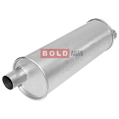 AP Exhaust 709993 Universal MSL Maximum Round 24 Muffler With 2 Inlet/Outlet • $46.95