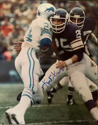 KURT KNOFF Minnesota Vikings Signed 8X10 Photo Vikings Vs.   Lions -W/COA (RARE) • $21.99