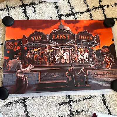 The Lost Boys Chris Skinner Movie Poster Screen Print Art 36x24 Mondo #83/350 • $219