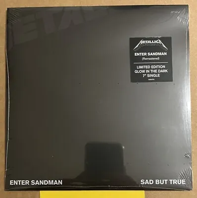 Metallica - Enter Sandman (Remastered) Glow In The Dark 7” Vinyl New & Sealed • £50