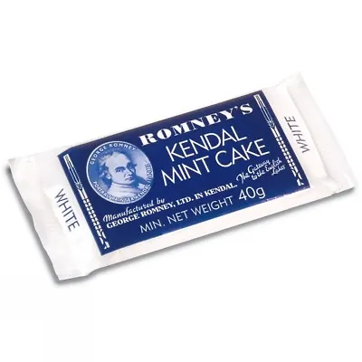 Kendal Mint Cake Romney's White Kendal Mintcake  Pack Of  3 X 40g Bars  • £5.45