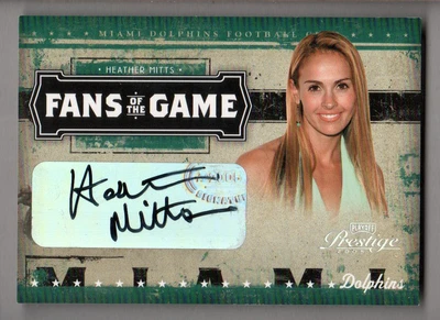 $45 • Buy 2005 Playoff Prestige Fans Of The Game Autographs #FG2 Heather Mitts AUTO