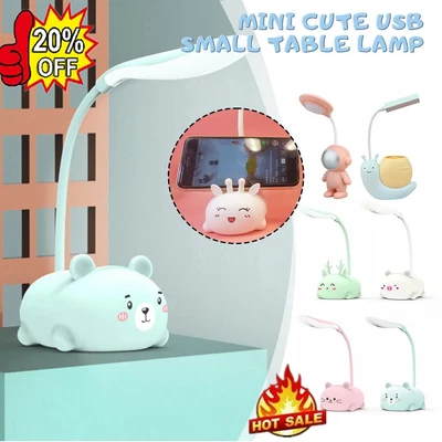 $8.38 • Buy Mini Cat USB Lamp Adjustable Rechargeable LED Table Lamp Cartoon Night XMAS US20