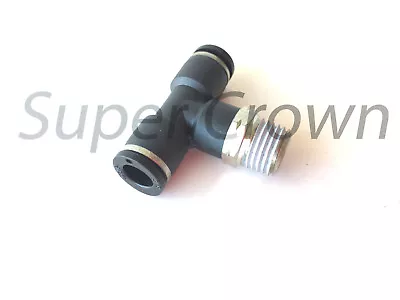 Pneumatic Male Branch Tee Tube OD 5/16  Push In To Connect Air Fitting One Touch • $3.45