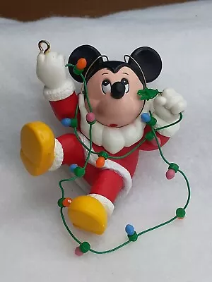 Disney Mickey Mouse Christmas Lights Hanging Ornament • $12.95