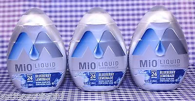 3 Mio Liquid Water Enhancer Blueberry Lemonade  Natural Flavor 72 Servings Total • $15.99