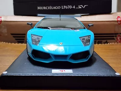 1:18 MR Collection Lamborghini Murcielago LP670-4 SV Blue 20PCS Limited Edition • $429