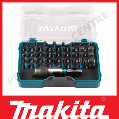 Makita E-12441 33 Piece Black Impact Driver Impact Screwdriver Bit Set + Holder • £17.99